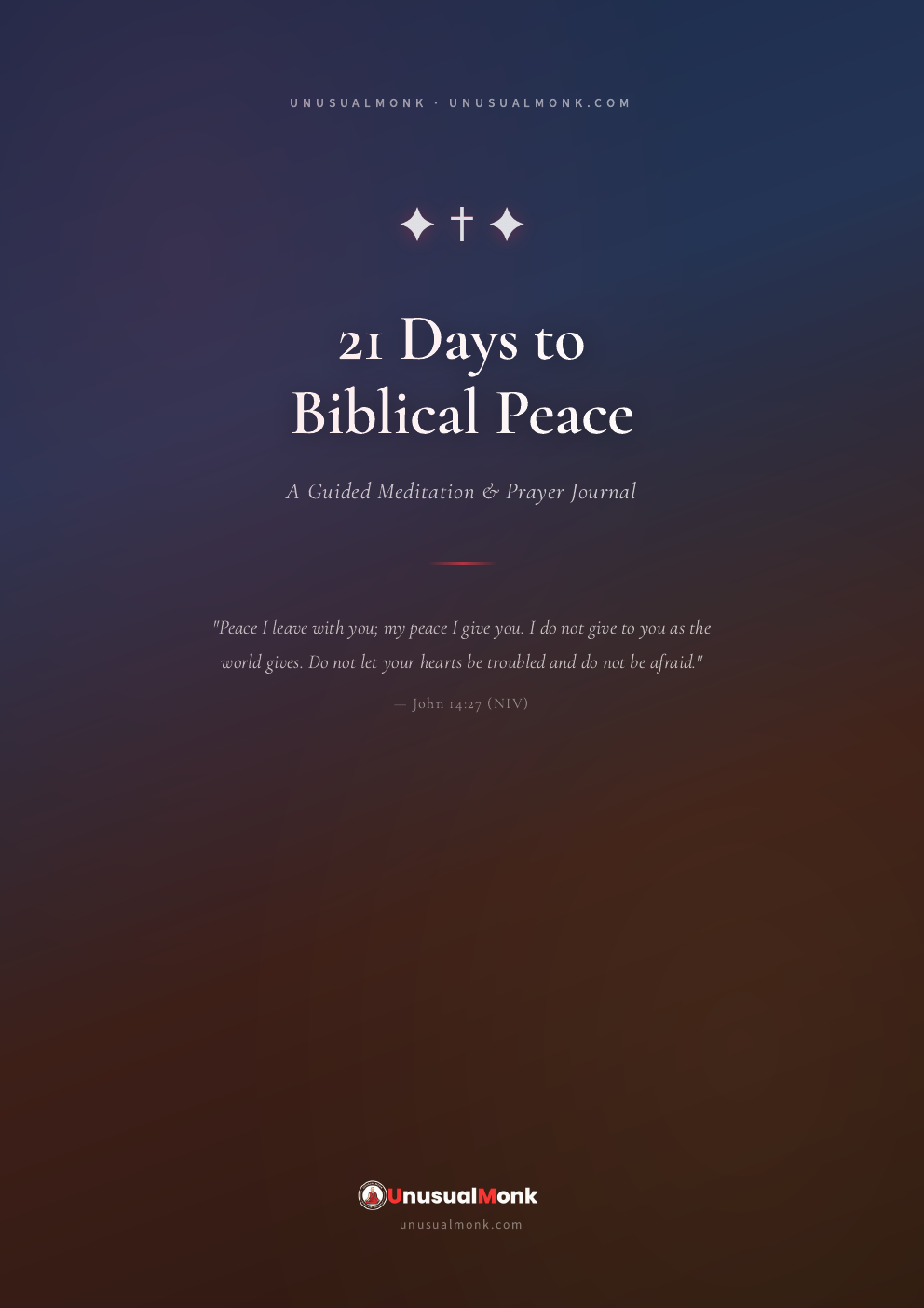 Actual cover of the 21 Days to Biblical Peace digital journal